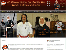 Tablet Screenshot of kenshin-kan.com